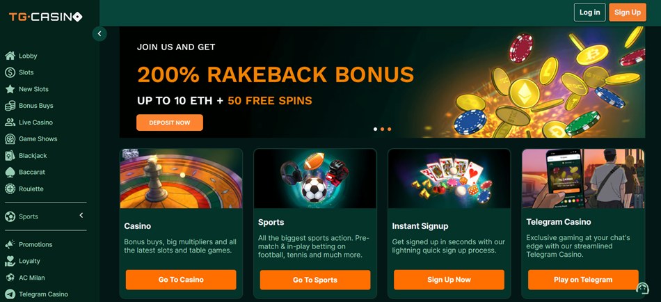 Tgcasino Najboljša spletna igralnica