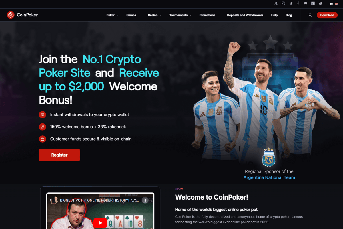 coinpoker (3) najboljše kripto igralnice